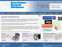 Tablet Screenshot of gw-electrical.co.uk